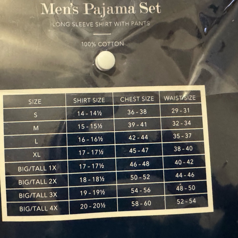 Club Room Men’s Pajama Set 100% Cotton NWT - Picture 5 of 10